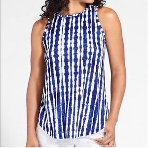 Athleta Tie Dye Brezzy Tank Tee
